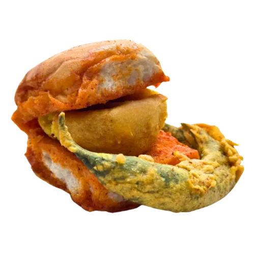 Vada pav served at Amdavadi Streetz
